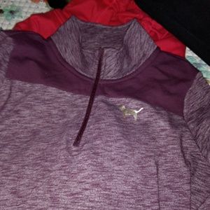 VS pink half zip